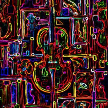 Digitale Kunst mit dem Titel "STRADIVARIUS SPIRIT…" von Louis Runemberg, Original-Kunstwerk