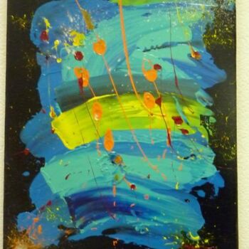 Painting titled "Les larmes de joie" by Pascal Russi (PRussi), Original Artwork, Oil