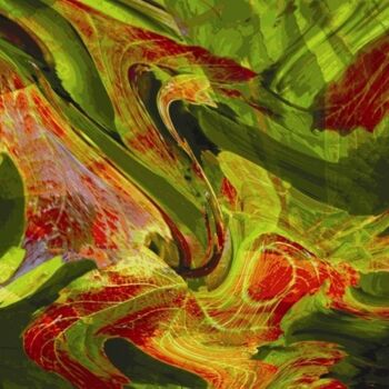Digital Arts titled "Autumnation 4" by Ken Grzesik, Original Artwork, Digital Painting