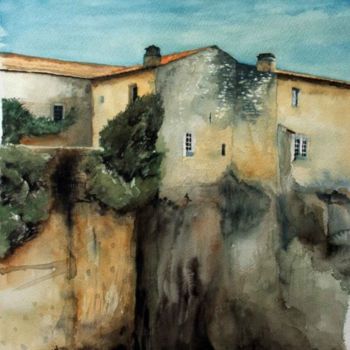 Painting titled "Taillades 2" by Bas Huijgen, Original Artwork