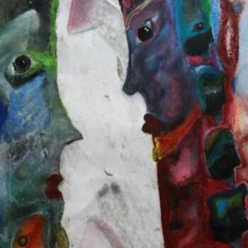 「OU EST PASSEE MA CA…」というタイトルの絵画 Catherine Wagner  Dudenhoefferによって, オリジナルのアートワーク
