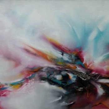 Painting titled "Accélération" by Boschel, Original Artwork