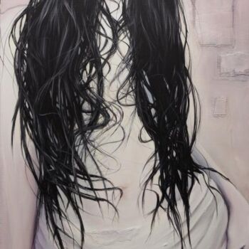 绘画 标题为“wet hair” 由Frédéric Leleu, 原创艺术品
