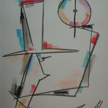 Peinture intitulée "Chapelier fous (pag…" par Serge Chamchinov, Œuvre d'art originale, Autre