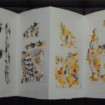 Peinture intitulée "Expressions seconde…" par Serge Chamchinov, Œuvre d'art originale, Autre