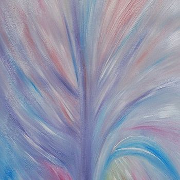 Malerei mit dem Titel "Tranquility in Wint…" von Maria Skrebtsova, Original-Kunstwerk, Andere