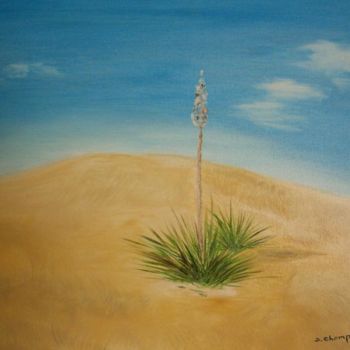 Peinture intitulée "SOLITUDE" par Dany Champeme, Œuvre d'art originale, Huile