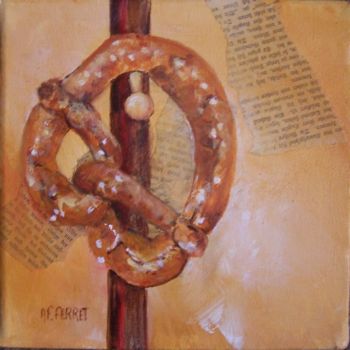 绘画 标题为“Bretzel...” 由Anne-Frédérique Ferret, 原创艺术品, 油