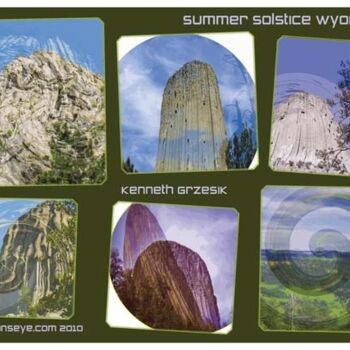 Digital Arts titled "Summer Solstice Wyo…" by Ken Grzesik, Original Artwork, Photo Montage