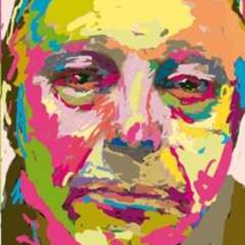 Sculpture titled "Détail 100 portrait…" by Christian Cerisola, Original Artwork, Other