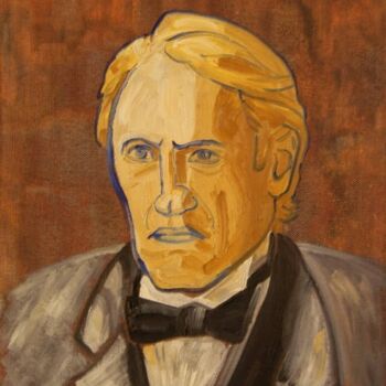 Peinture intitulée "gégé 3" par Pierre Paszkowski, Œuvre d'art originale, Huile