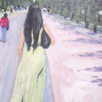 Peinture intitulée "Rendez-Vous à l'Arc…" par Alan Embrée Osler, Œuvre d'art originale, Huile