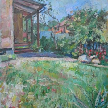 Painting titled "Где то в Малиновке." by Dmitry Veltishchev, Original Artwork, Oil