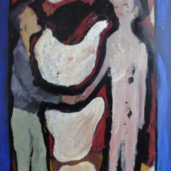 Painting titled "Les Couples # 16" by Christian Cerisola, Original Artwork