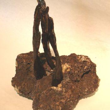 Sculpture titled "First Fire" by Metal-I-Genics Studio, Original Artwork