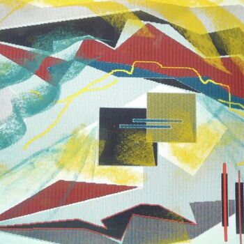 Painting titled "DESSIN numerique au…" by An Vuvan, Original Artwork, Oil