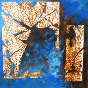Peinture intitulée "Mémoire oubliée n°3" par Anne-Marie Mary, Œuvre d'art originale, Acrylique Monté sur Châssis en bois