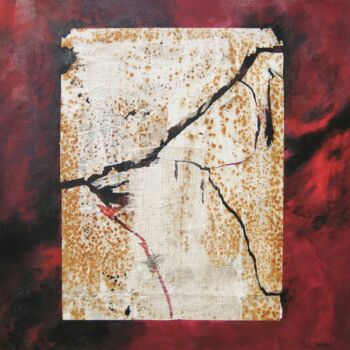 Peinture intitulée "Mémoire oubliée n°4" par Anne-Marie Mary, Œuvre d'art originale, Acrylique Monté sur Châssis en bois
