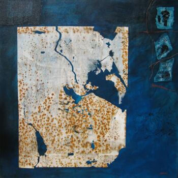 Peinture intitulée "Mémoire oubliée n°5" par Anne-Marie Mary, Œuvre d'art originale, Acrylique Monté sur Châssis en bois