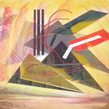 Malerei mit dem Titel "construction" von An Vuvan, Original-Kunstwerk, Öl