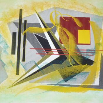 Malerei mit dem Titel "direction" von An Vuvan, Original-Kunstwerk