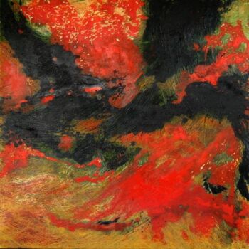 Peinture intitulée "Passion" par Anne-Marie Mary, Œuvre d'art originale, Huile Monté sur Châssis en bois