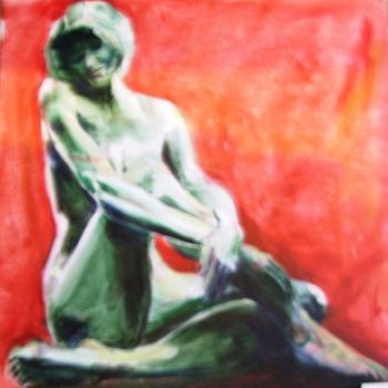 Painting titled "Beth fnp54" by Richard Herr, Original Artwork, Acrylic