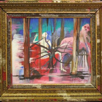 Malerei mit dem Titel ""Ветер вечного льда…" von Pavel Lyakhov, Original-Kunstwerk