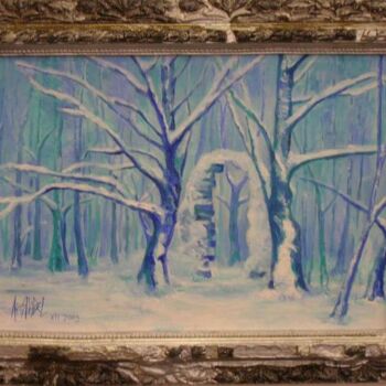 Malerei mit dem Titel ""Околдованный лес"…" von Pavel Lyakhov, Original-Kunstwerk