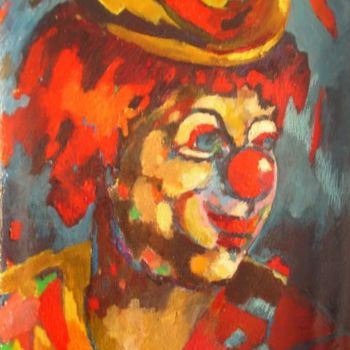 Peinture intitulée "Bilboquet" par Evelyne Hervé, Œuvre d'art originale