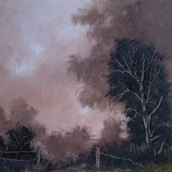 Painting titled "Dawn" by Andy Davis, Original Artwork, Oil