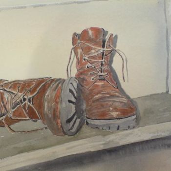 Painting titled "At Rest" by Andy Davis, Original Artwork, Oil