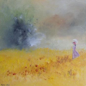 Ζωγραφική με τίτλο "English Beauty" από Andy Davis, Αυθεντικά έργα τέχνης, Λάδι