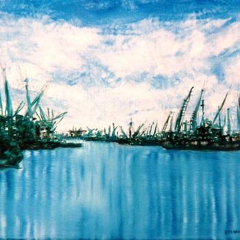 Painting titled "el_puerto.jpg" by Hernandiz, Original Artwork