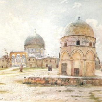 Artcraft titled "JERUSALEN" by Syed Nasiruddin Viquar, Original Artwork