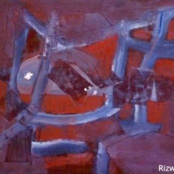 Ζωγραφική με τίτλο "The Maze" από Rizwan Ali, Αυθεντικά έργα τέχνης, Λάδι