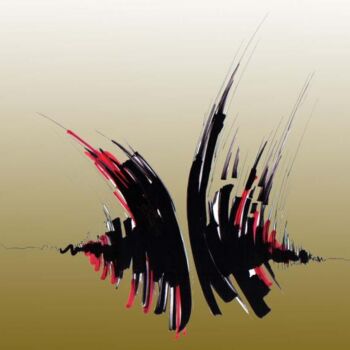 Peinture intitulée "SANS TITRE" par Farid Ait Aoudia, Œuvre d'art originale
