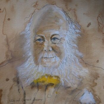 Painting titled "Study of Garech Bro…" by Reginald Gray, Original Artwork