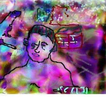 Digital Arts titled "Degas" by Nick Mancuso, Original Artwork, Digital Painting