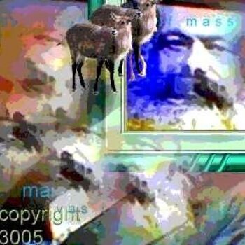Digital Arts titled "Framed Marx" by Nick Mancuso, Original Artwork, Digital Painting