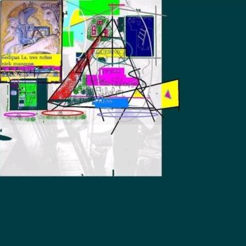 Digital Arts titled "Oedipus L.A. - 2" by Nick Mancuso, Original Artwork, Digital Painting