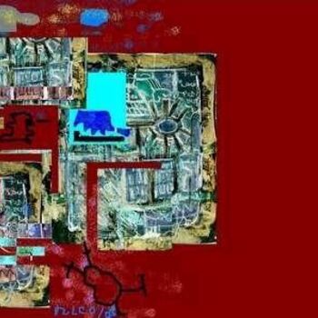 Digital Arts titled "Playful CityScape" by Nick Mancuso, Original Artwork, Digital Painting