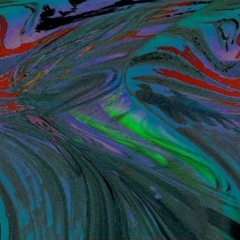 Digital Arts titled "Scream" by Nick Mancuso, Original Artwork, Digital Painting