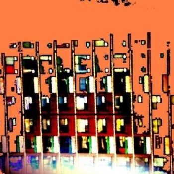 Digital Arts titled "Toronto Abstract - 3" by Nick Mancuso, Original Artwork, Digital Painting