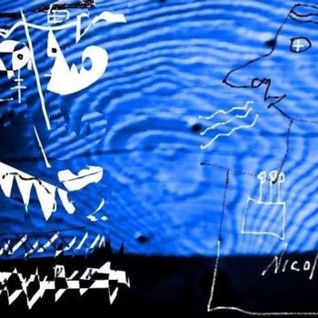 Digital Arts titled "Tres Ochios" by Nick Mancuso, Original Artwork, Digital Painting