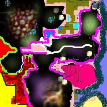 Digital Arts titled "What Of The Night -…" by Nick Mancuso, Original Artwork, Digital Painting
