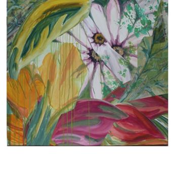Peinture intitulée "exotique" par Patrice Monnerie, Œuvre d'art originale