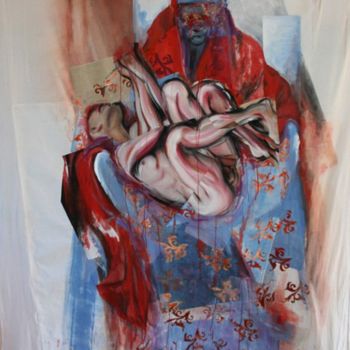 Peinture intitulée "Madone" par Patrice Monnerie, Œuvre d'art originale