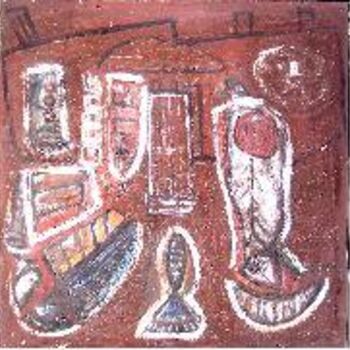 Painting titled "Untitled - 09" by Nick Mancuso, Original Artwork, Oil
