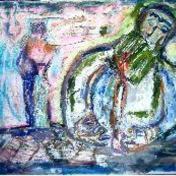 Painting titled "Untitled - 19" by Nick Mancuso, Original Artwork, Oil